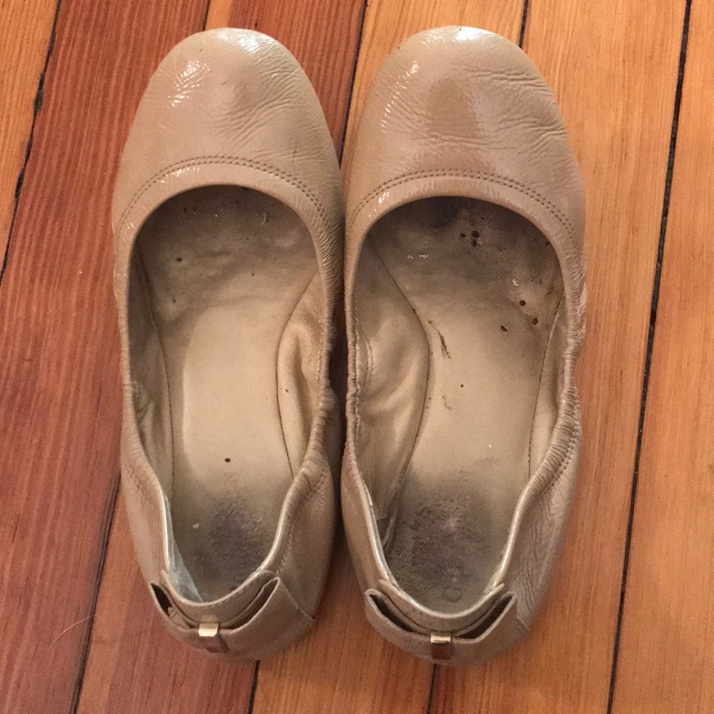 Cole Haan nude patent flats - Size 5